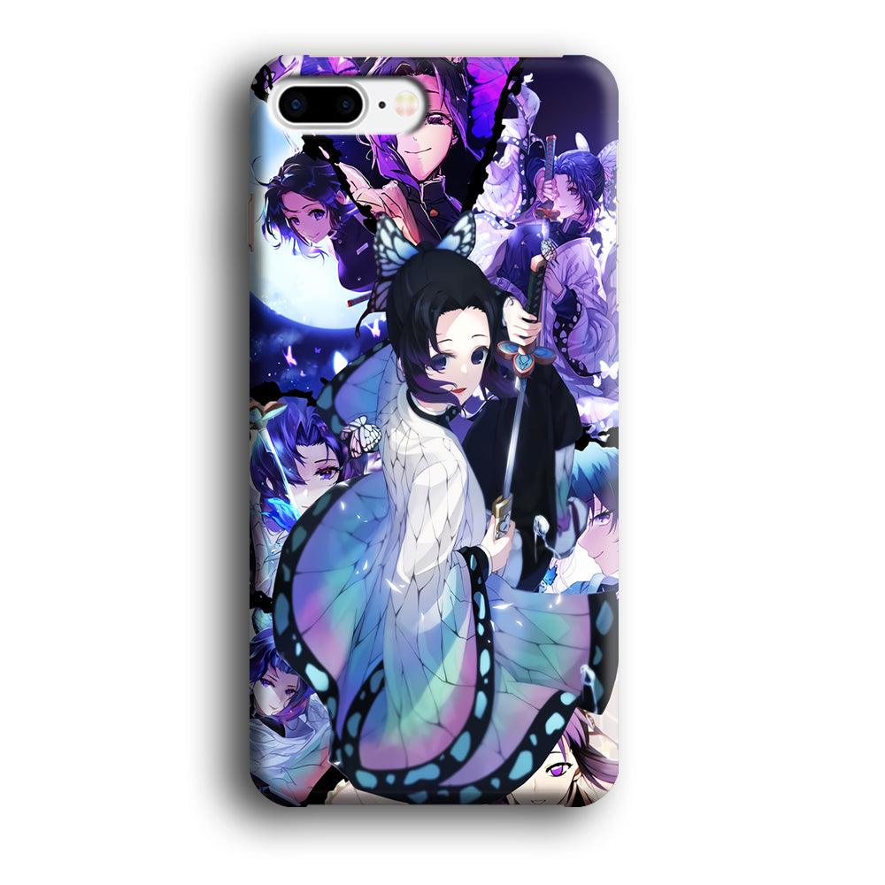 Kimetsu no Yaiba Nezuko Aesthetic iPhone 7 Plus Case-Plastic / Full Wrap (3D Case)-Xtracase