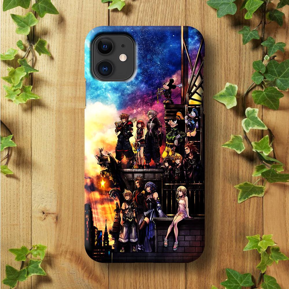 Kingdom Hearts Characters iPhone 11 Case-Plastic / Full Wrap (3D Case)-Xtracase