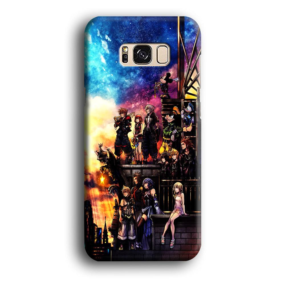 Kingdom Hearts Characters Samsung Galaxy S8 Case-Plastic / Full Wrap (3D Case)-Xtracase