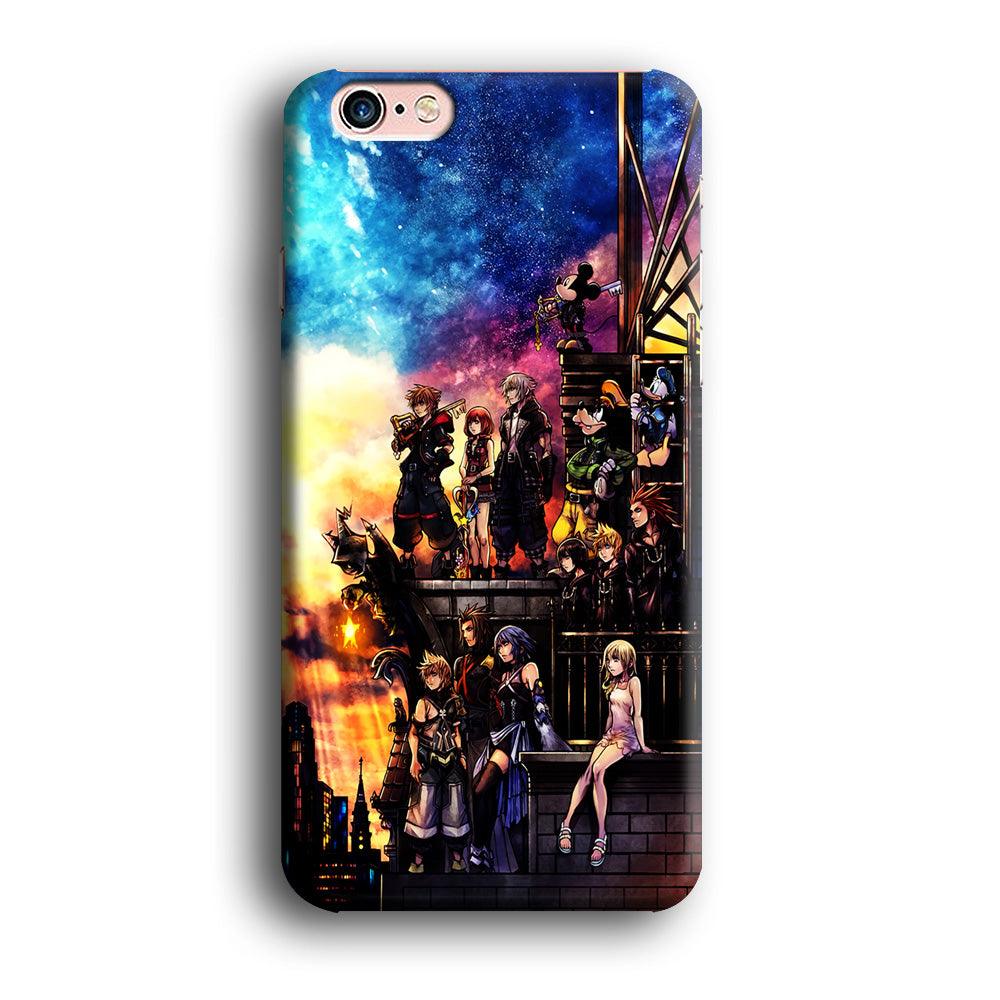 Kingdom Hearts Characters iPhone 6 | 6s Case-Plastic / Full Wrap (3D Case)-Xtracase