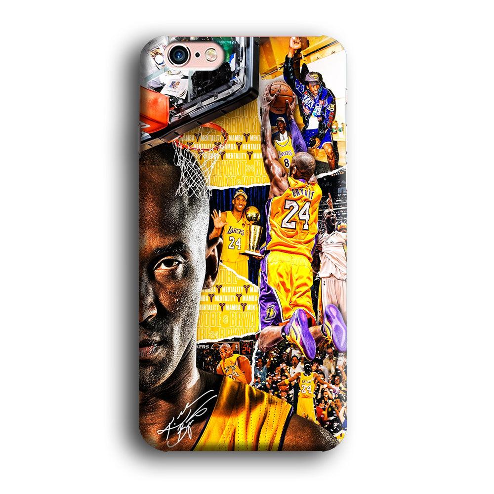 Kobe Bryant Aesthetic iPhone 6 | 6s Case-Plastic / Full Wrap (3D Case)-Xtracase