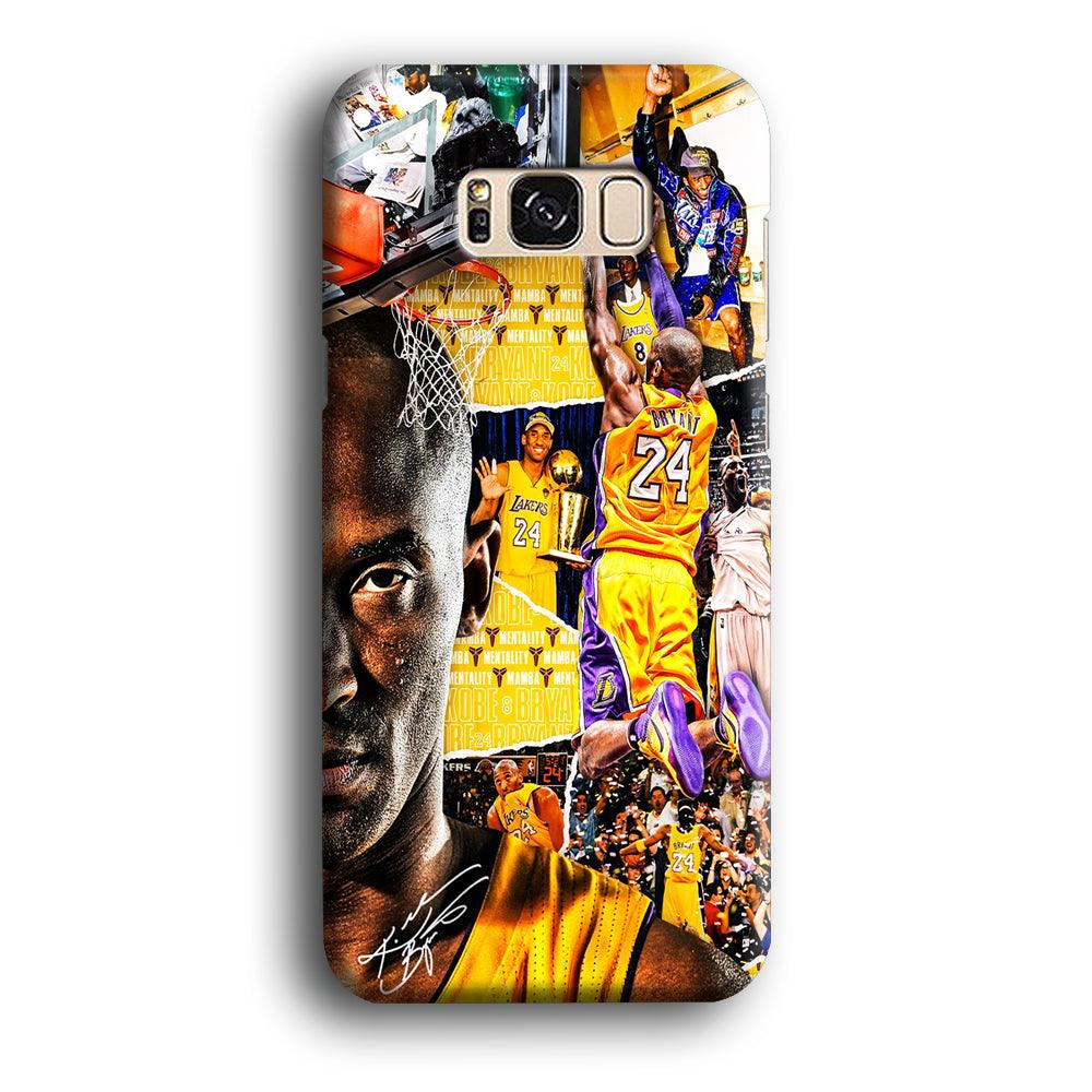 Kobe Bryant Aesthetic Samsung Galaxy S8 Case-Plastic / Full Wrap (3D Case)-Xtracase