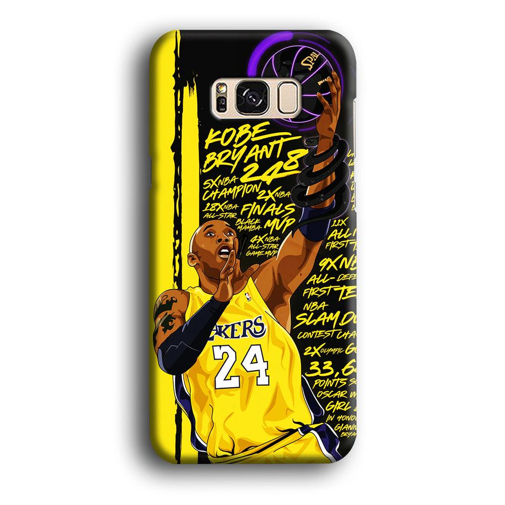 Kobe Bryant Lakers NBA Samsung Galaxy S8 Case-Plastic / Full Wrap (3D Case)-Xtracase