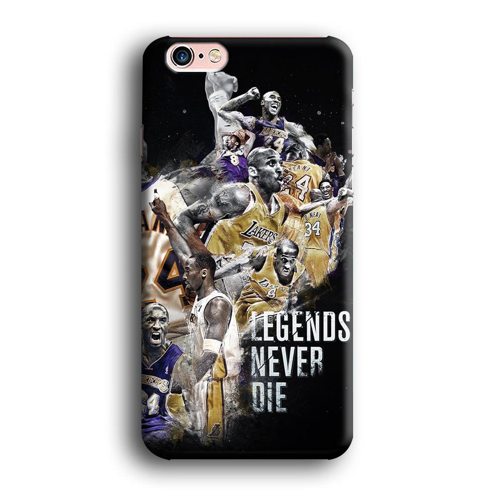 Kobe Bryant Legends Never Die iPhone 6 | 6s Case-Plastic / Full Wrap (3D Case)-Xtracase