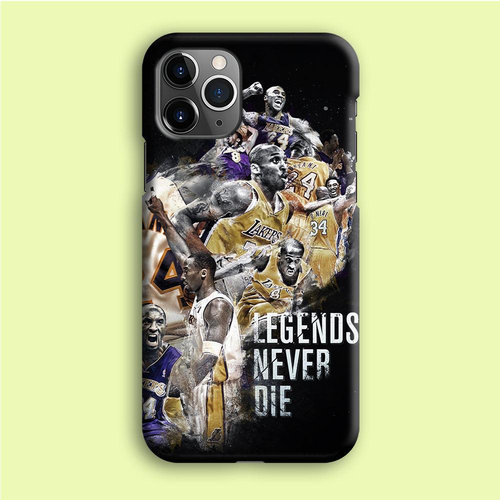 Kobe Bryant Legends Never Die iPhone 12 Pro Case-Plastic / Full Wrap (3D Case)-Xtracase