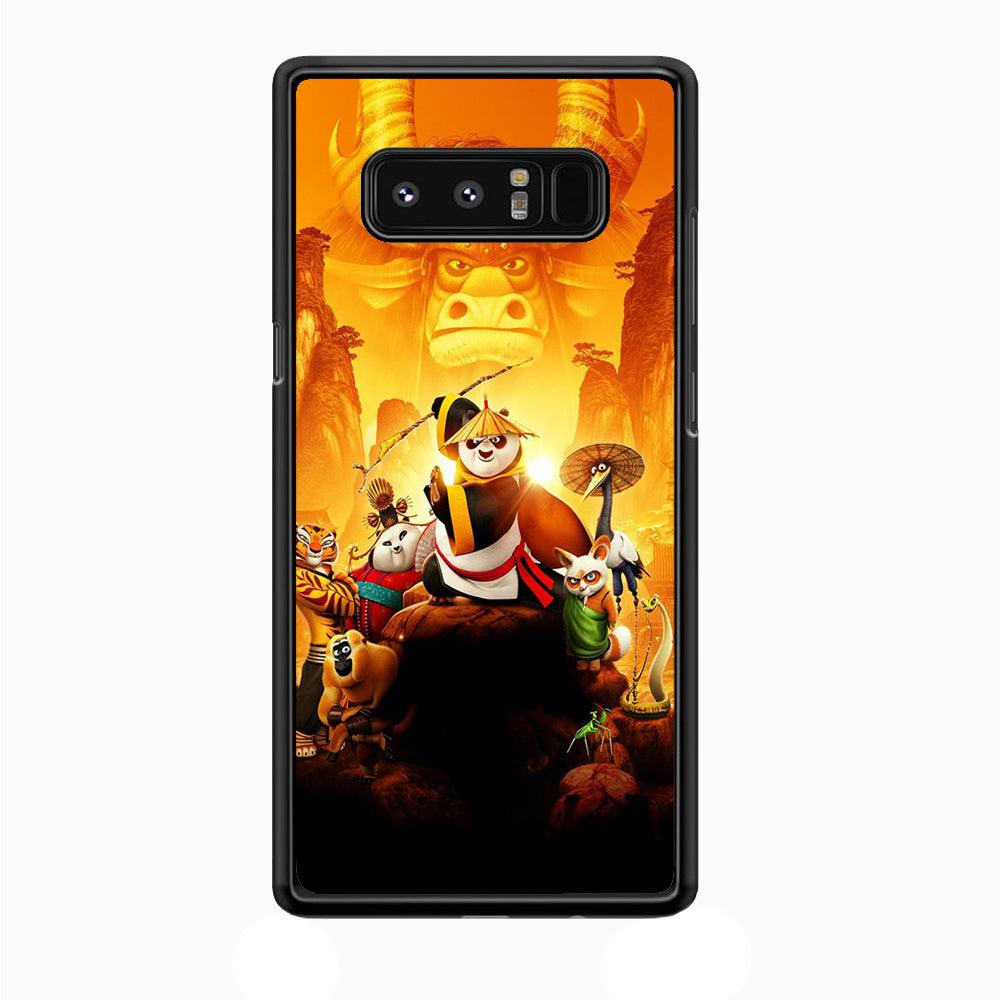 Kung Fu Panda 001 Samsung Galaxy Note 8 Case-Plastic / Full Wrap (3D Case)-Xtracase