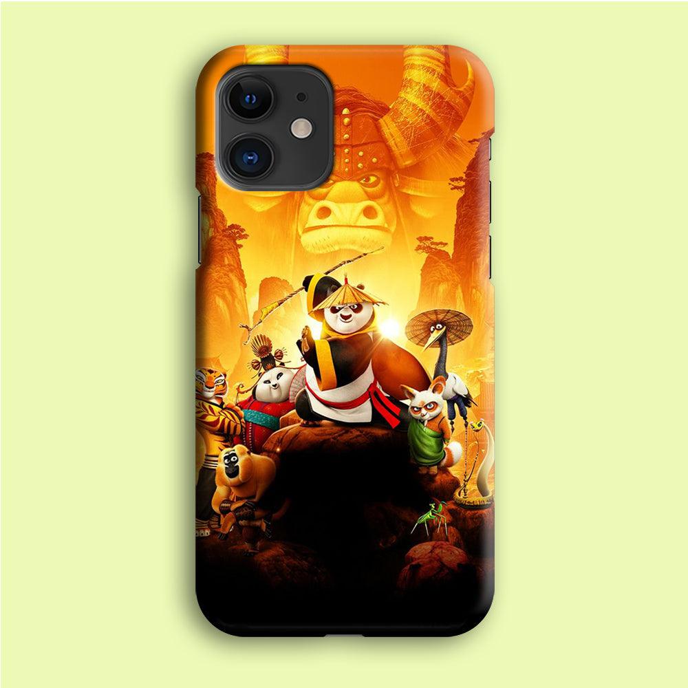 Kung Fu Panda 001 iPhone 12 Mini Case-Plastic / Full Wrap (3D Case)-Xtracase