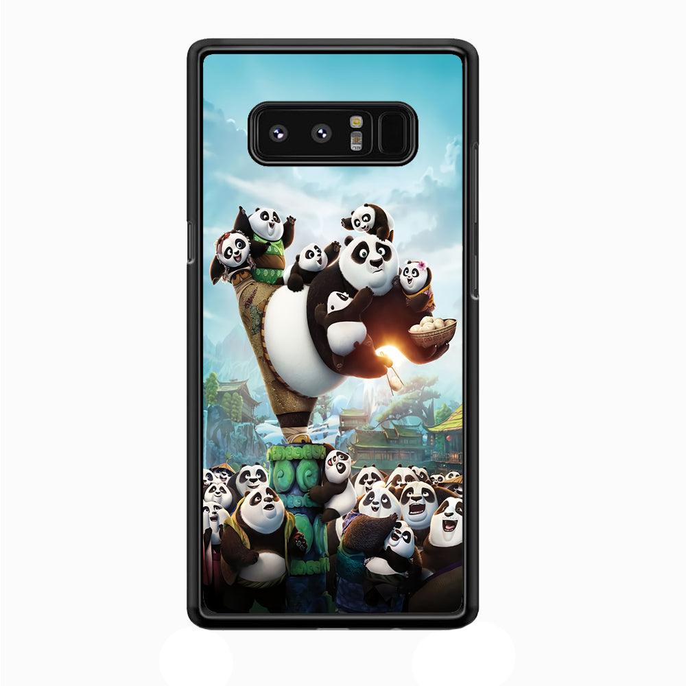Kung Fu Panda 002 Samsung Galaxy Note 8 Case-Plastic / Full Wrap (3D Case)-Xtracase