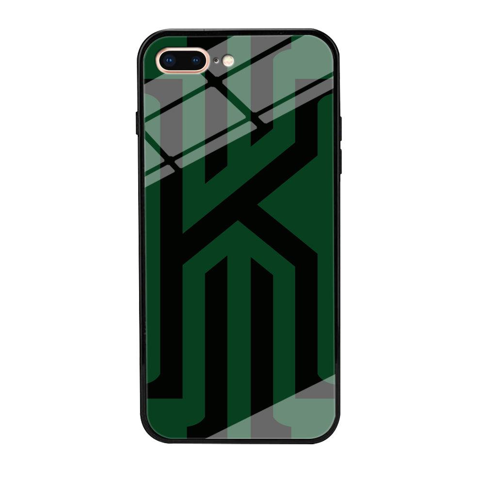 Kyrie Irving Black Green iPhone 7 Plus Case-Tempered Glass Case-Xtracase