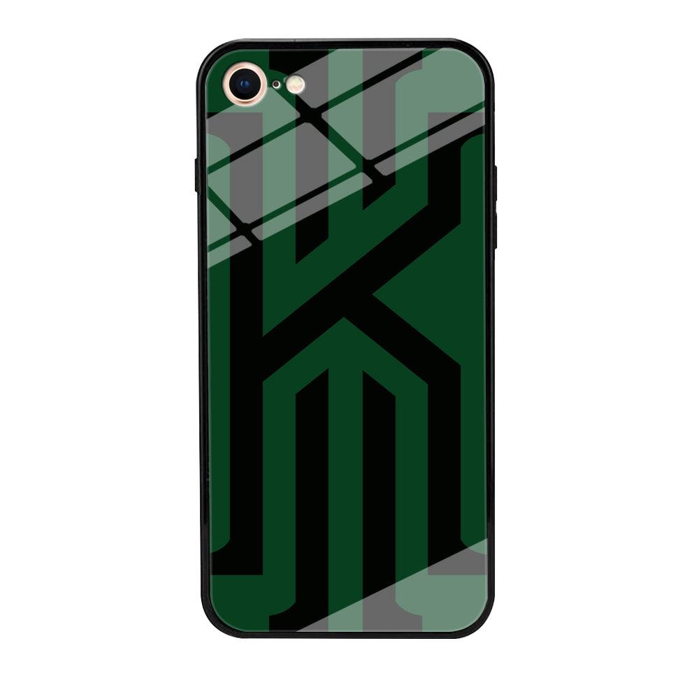 Kyrie Irving Black Green iPhone 7 Case-Tempered Glass Case-Xtracase