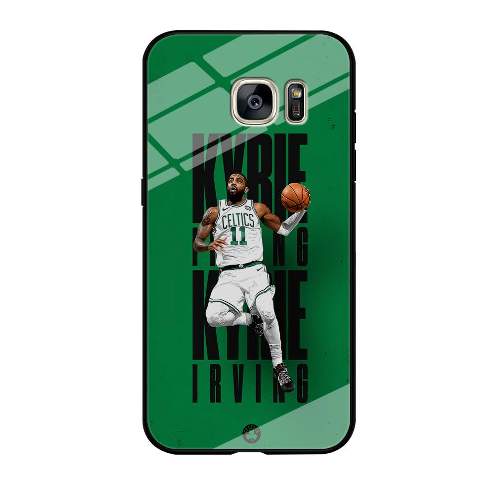 Kyrie Irving Celtics Samsung Galaxy S7 Edge Case-Tempered Glass Case-Xtracase