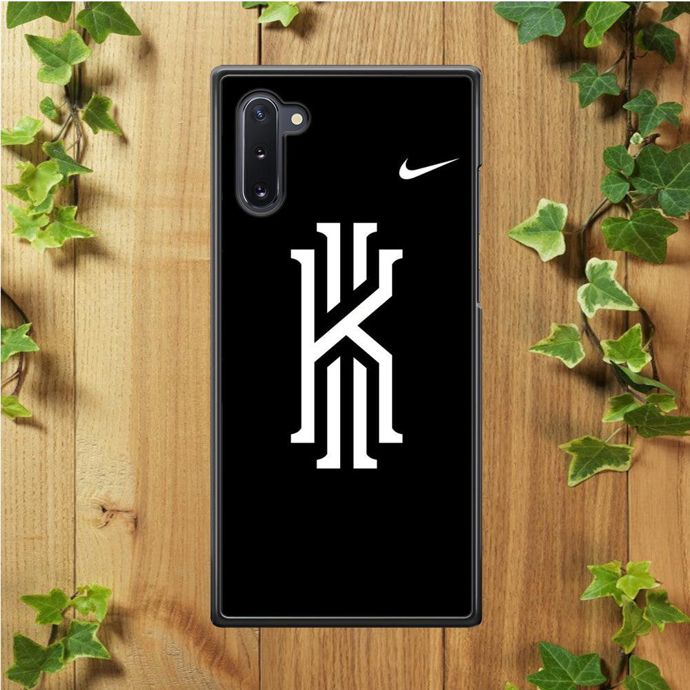 Kyrie Irving Logo 001 Samsung Galaxy Note 10 Case-Rubber / Black (2D Case)-Xtracase