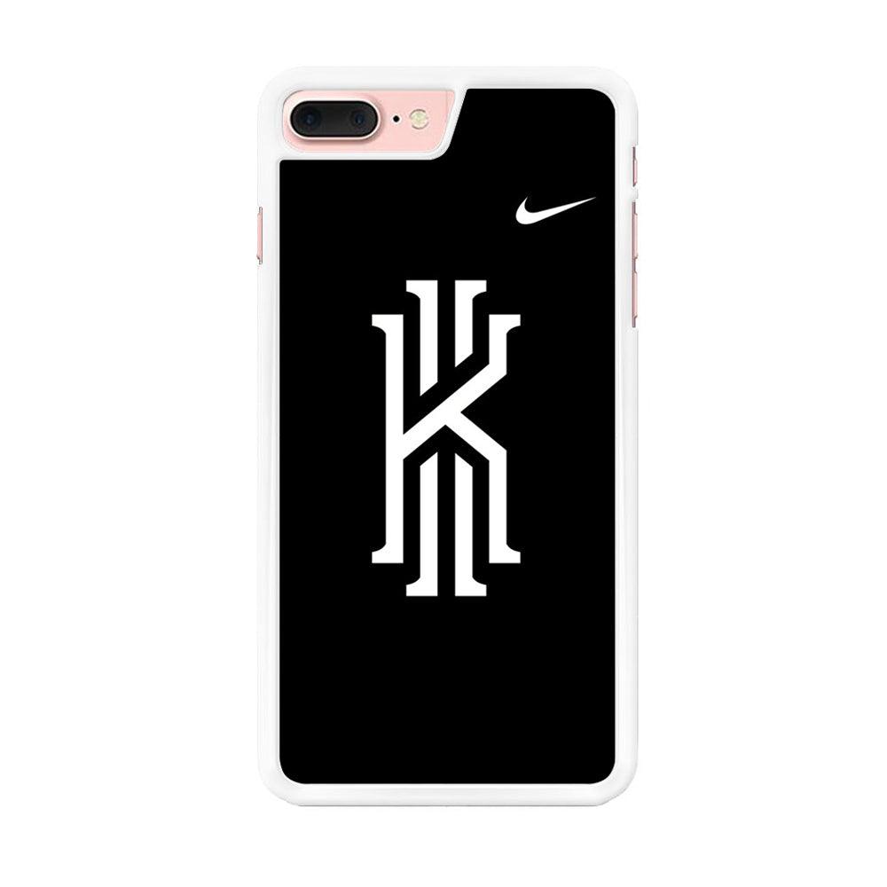 Kyrie Irving Logo 001 iPhone 8 Plus Case-Rubber / White (2D Case)-Xtracase