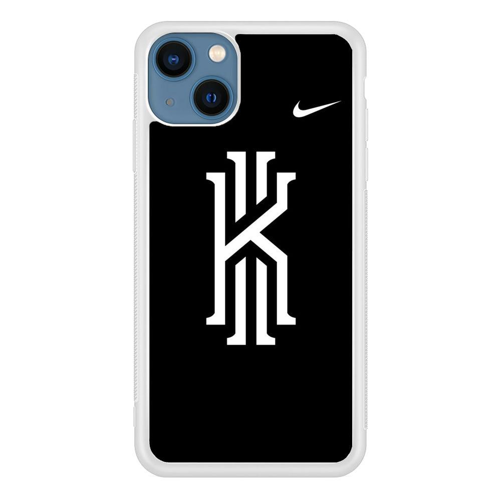 Kyrie Irving Logo 001 iPhone 13 Mini Case-Rubber / White (2D Case)-Xtracase