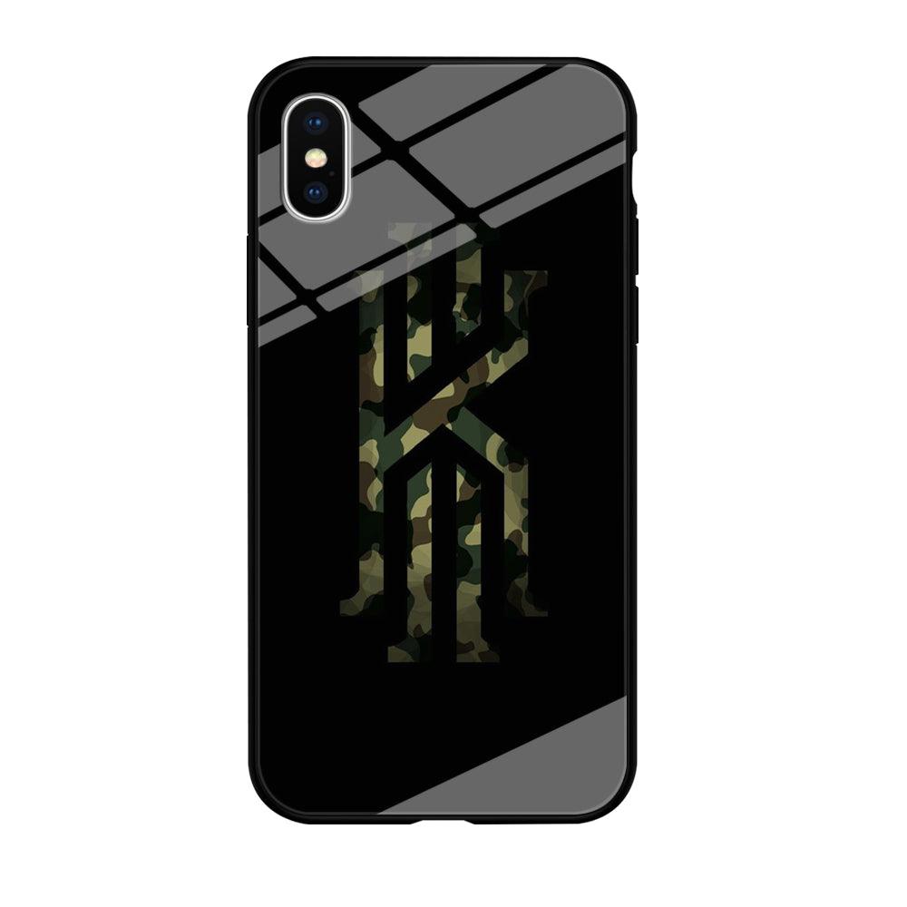 Kyrie Irving Logo 002 iPhone Xs Case-Tempered Glass Case-Xtracase