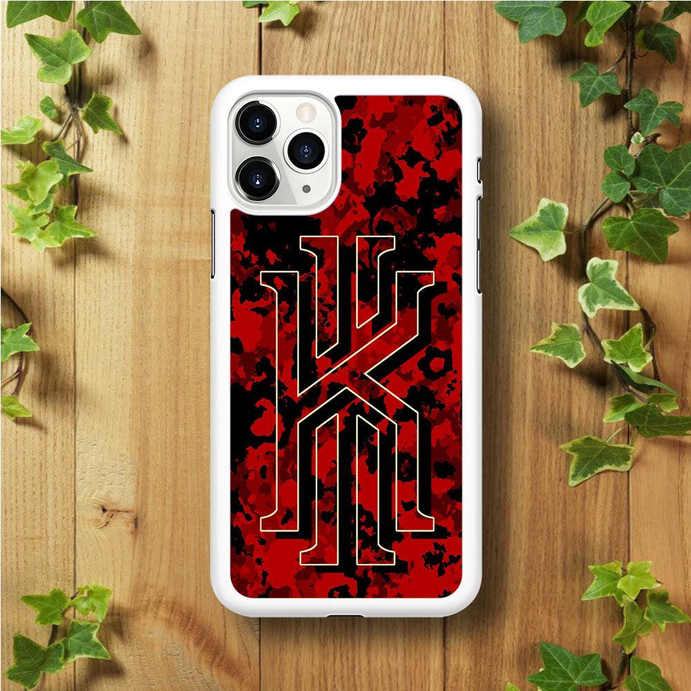 Kyrie Irving Red Army iPhone 11 Pro Case-Rubber / White (2D Case)-Xtracase