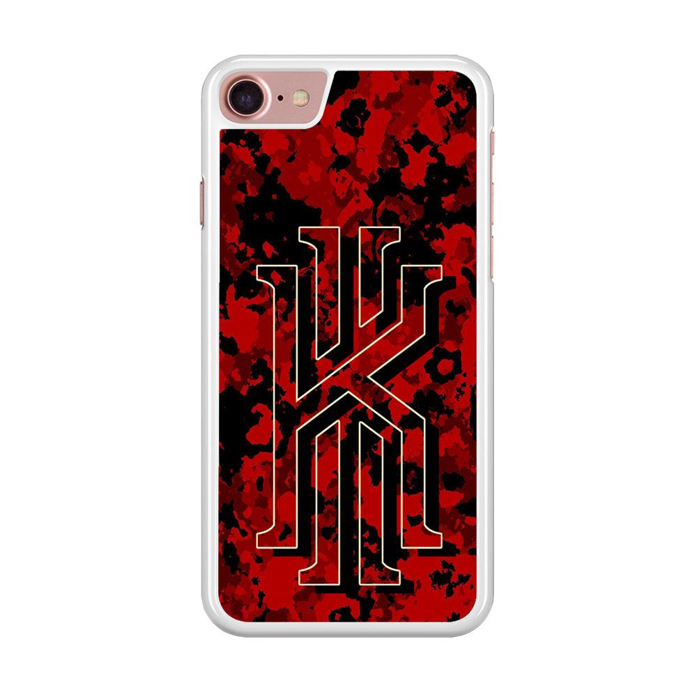 Kyrie Irving Red Army iPhone 8 Case-Rubber / White (2D Case)-Xtracase