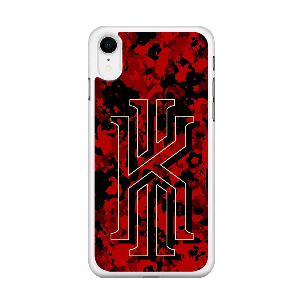 Kyrie Irving Red Army iPhone XR Case-Rubber / White (2D Case)-Xtracase