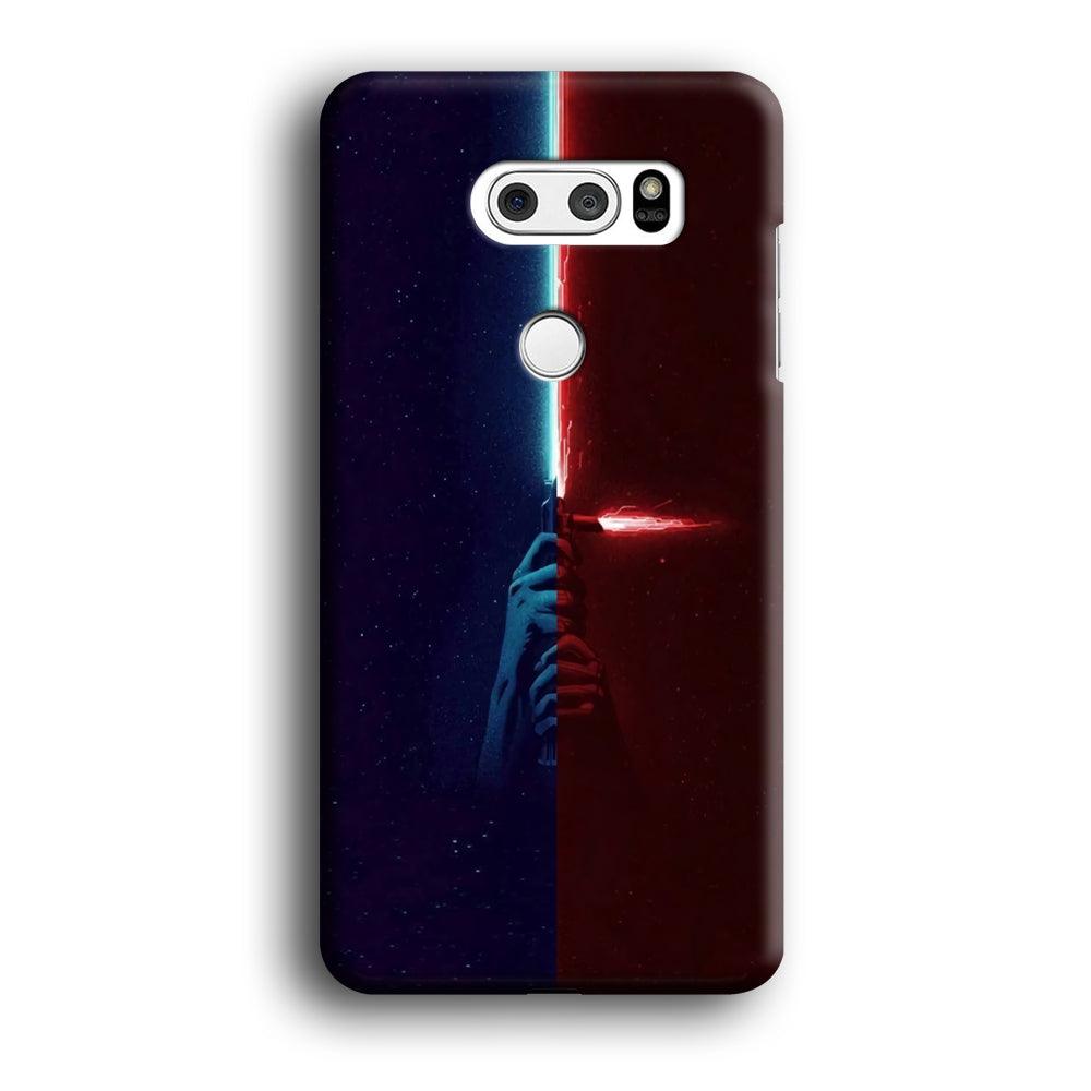 Lightsaber Blue Red Star Wars LG V30 3D Case-Xtracase