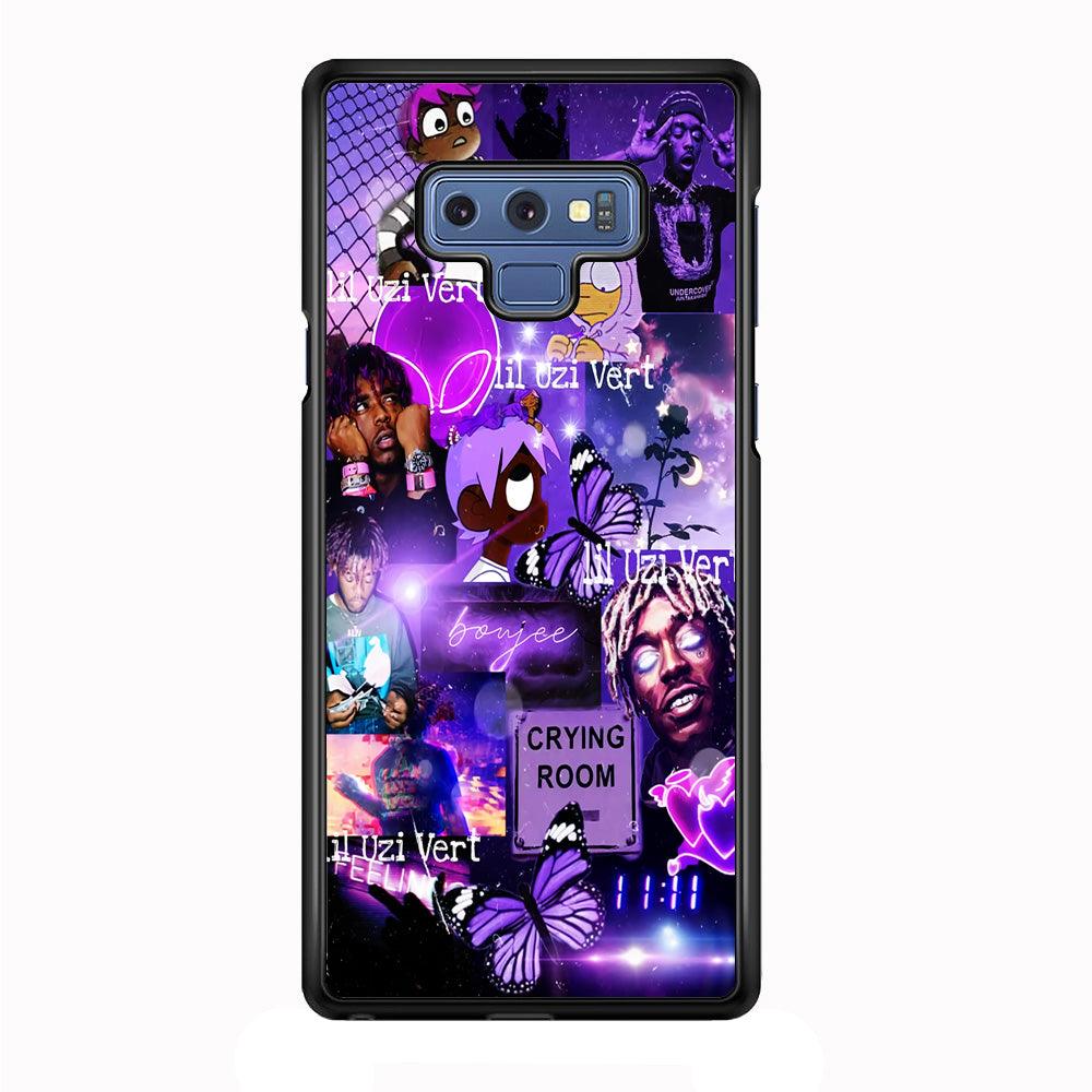 Lil Uzi Vert Aesthetic Samsung Galaxy Note 9 Case-Rubber / White (2D Case)-Xtracase