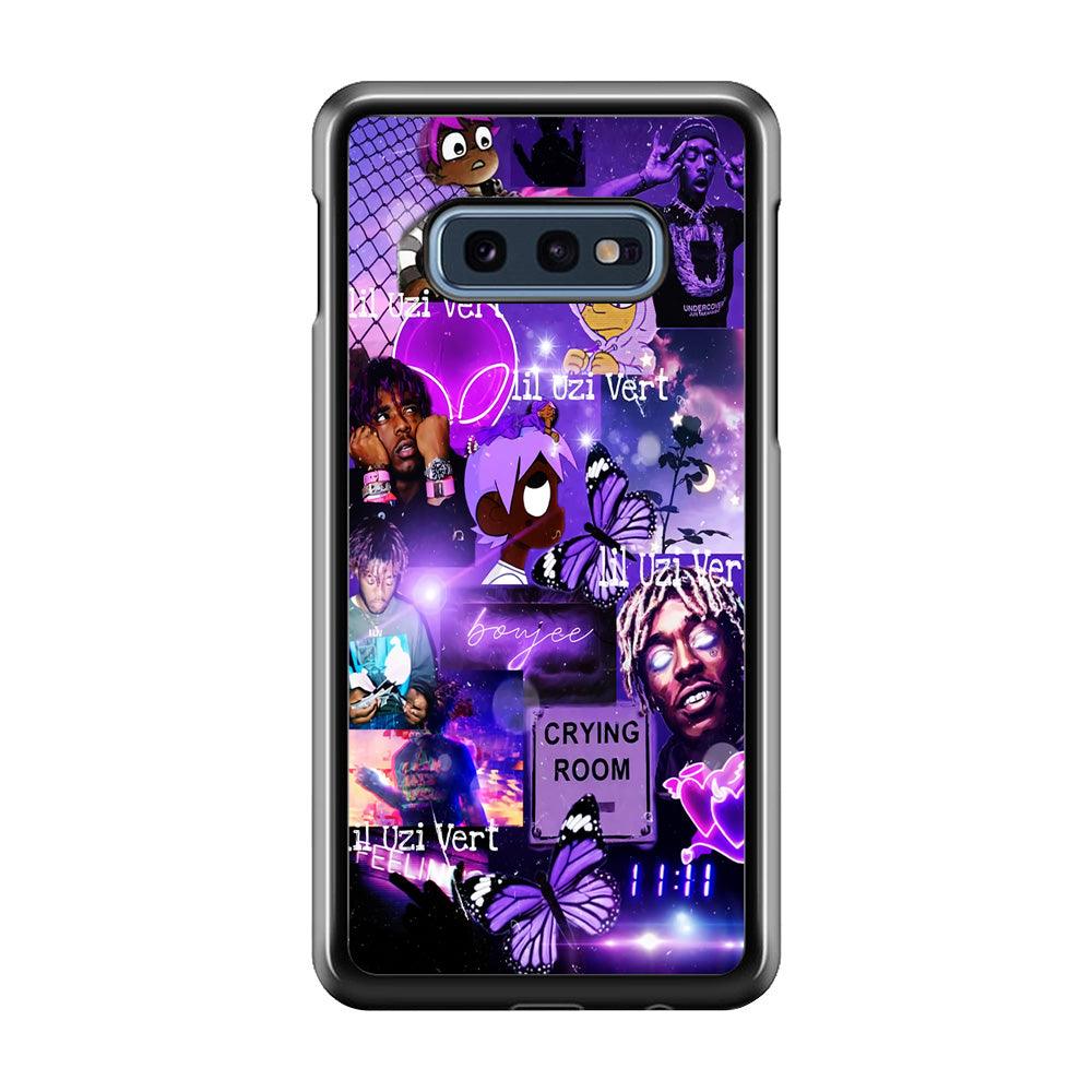 Lil Uzi Vert Aesthetic Samsung Galaxy S10E Case-Rubber / White (2D Case)-Xtracase
