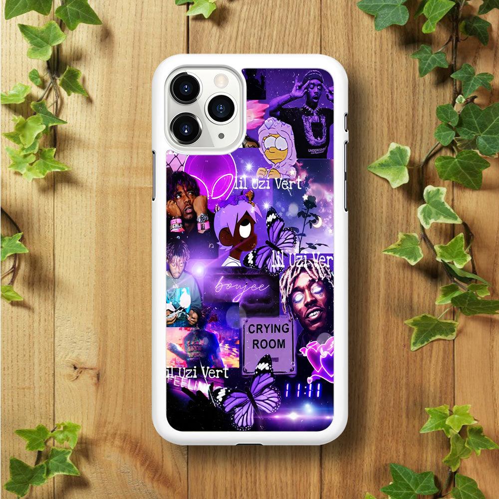 Lil Uzi Vert Aesthetic iPhone 11 Pro Case-Rubber / White (2D Case)-Xtracase