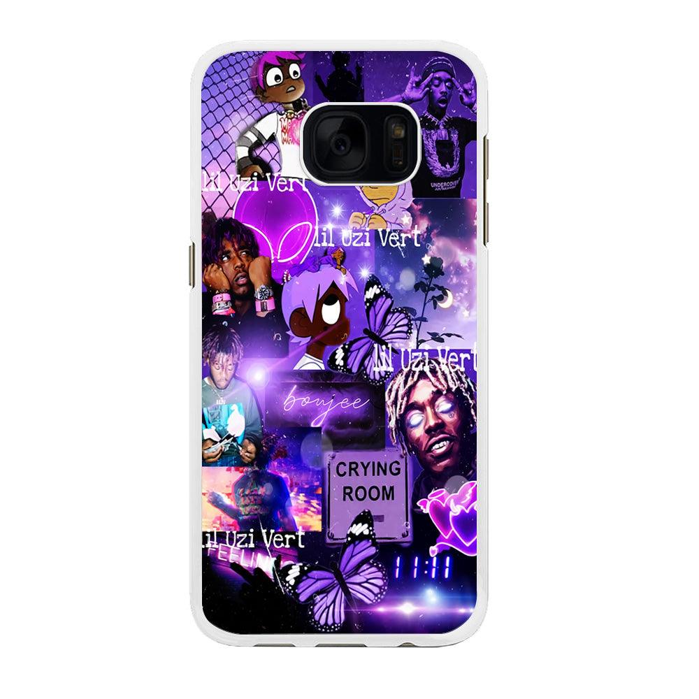 Lil Uzi Vert Aesthetic Samsung Galaxy S7 Edge Case-Rubber / White (2D Case)-Xtracase