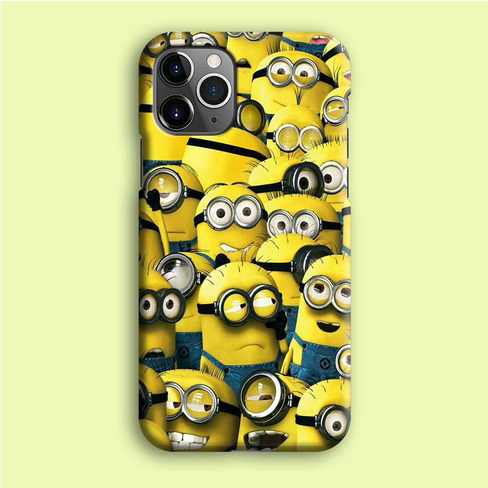 Lots of Minion iPhone 12 Pro Max Case-Plastic / Full Wrap (3D Case)-Xtracase