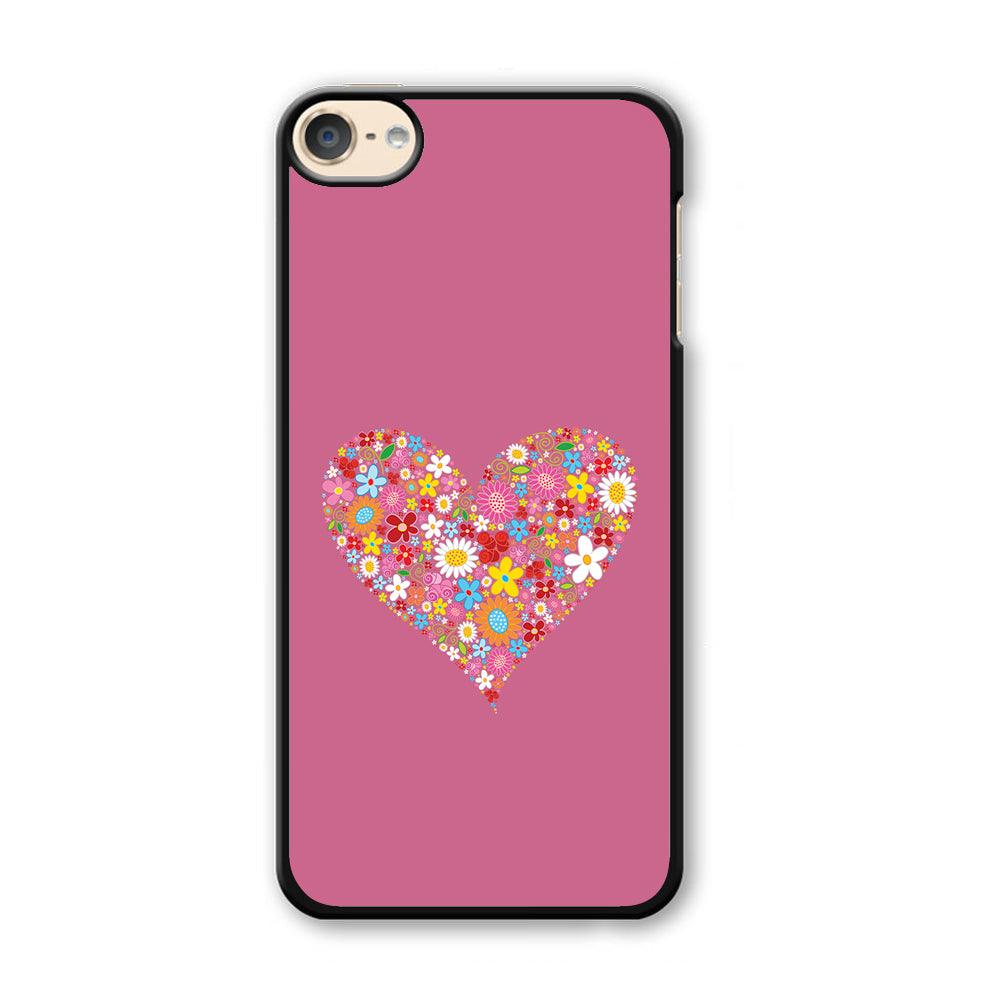 Love Flower iPod Touch 6 Case-Plastic / Full Wrap (3D Case)-Xtracase