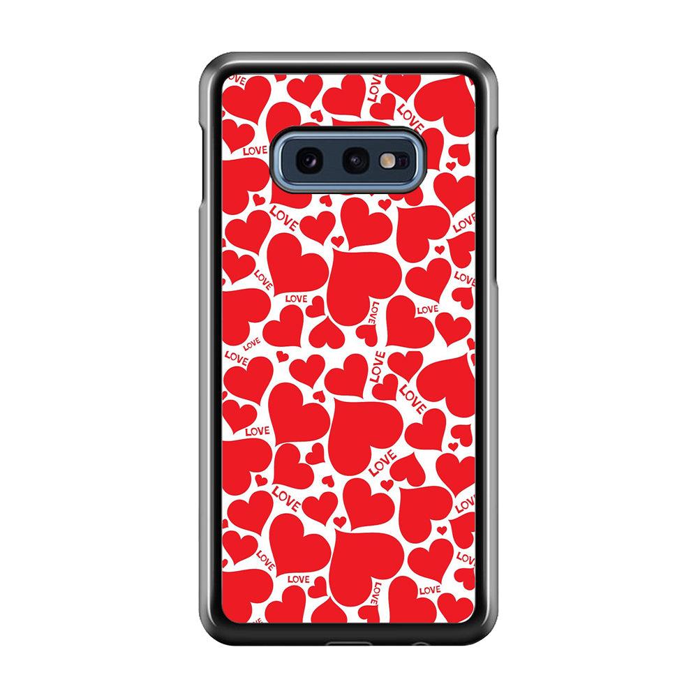 Love Full Case Samsung Galaxy S10E Case-Plastic / Full Wrap (3D Case)-Xtracase