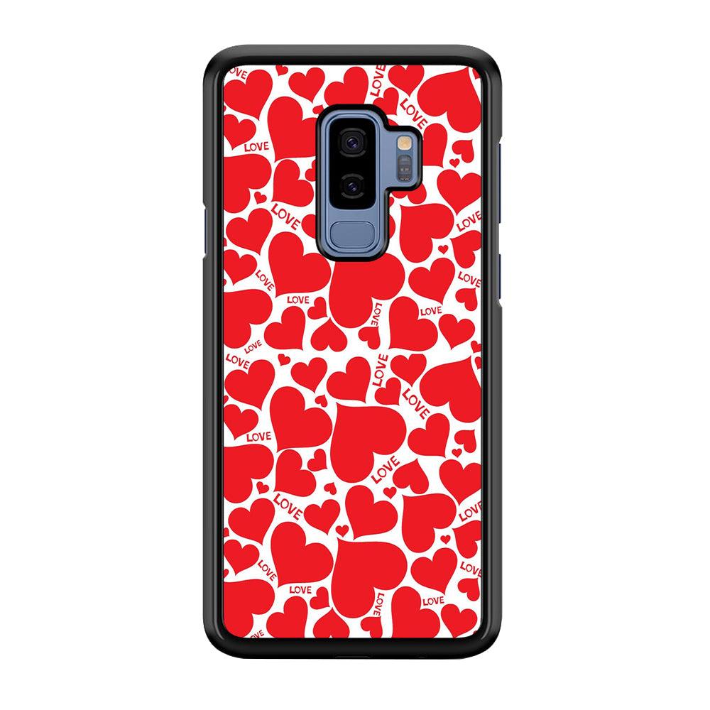 Love Full Case Samsung Galaxy S9 Plus Case-Plastic / Full Wrap (3D Case)-Xtracase