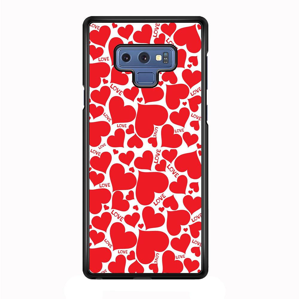 Love Full Case Samsung Galaxy Note 9 Case-Plastic / Full Wrap (3D Case)-Xtracase