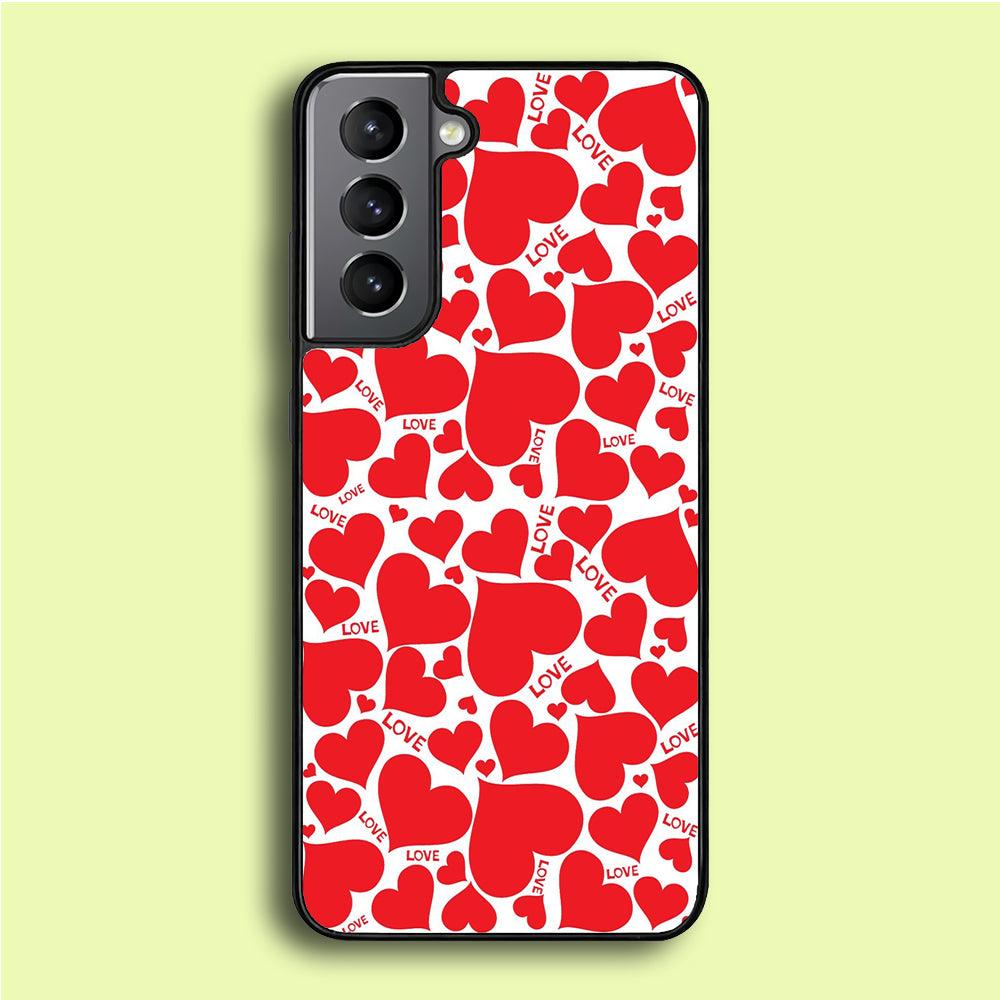 Love Full Case Samsung Galaxy S21 Plus Case-Plastic / Full Wrap (3D Case)-Xtracase