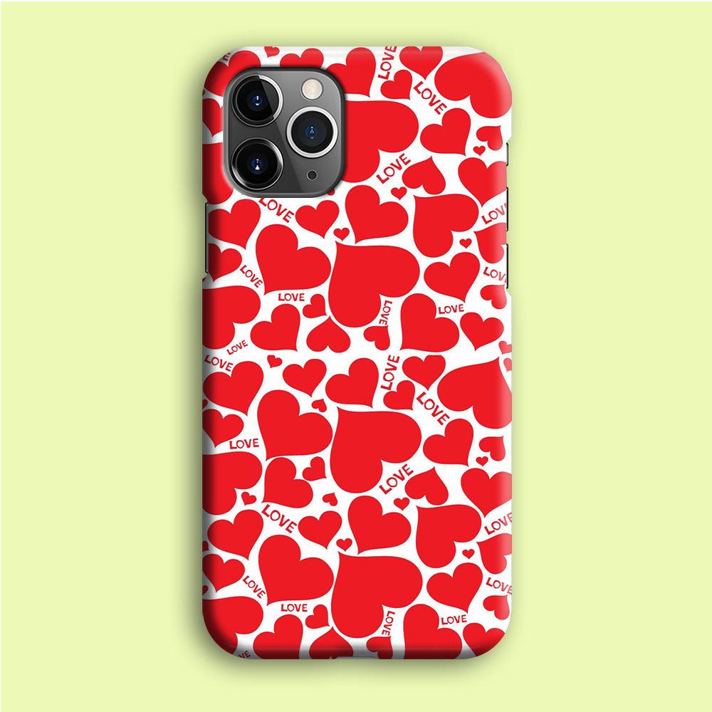 Love Full Case iPhone 12 Pro Case-Plastic / Full Wrap (3D Case)-Xtracase