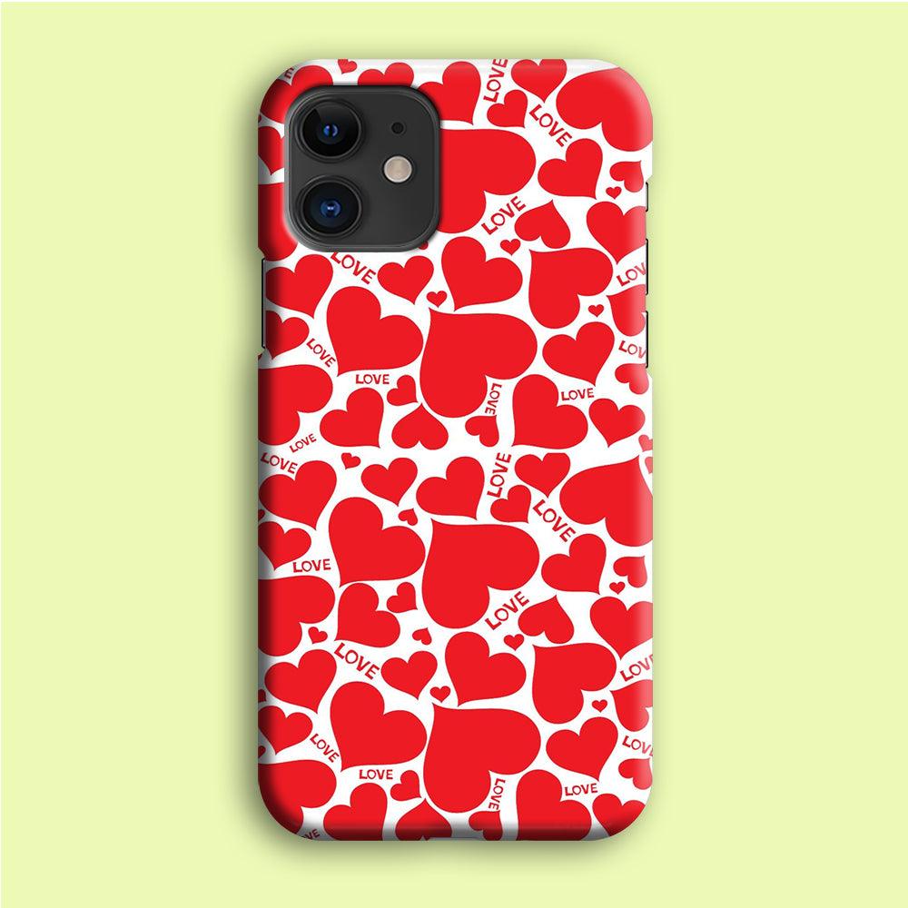 Love Full Case iPhone 12 Case-Plastic / Full Wrap (3D Case)-Xtracase