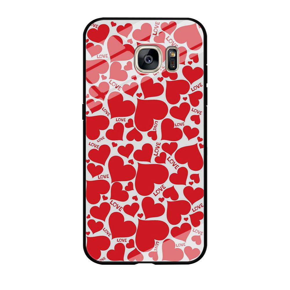 Love Full Case Samsung Galaxy S7 Case-Tempered Glass Case-Xtracase