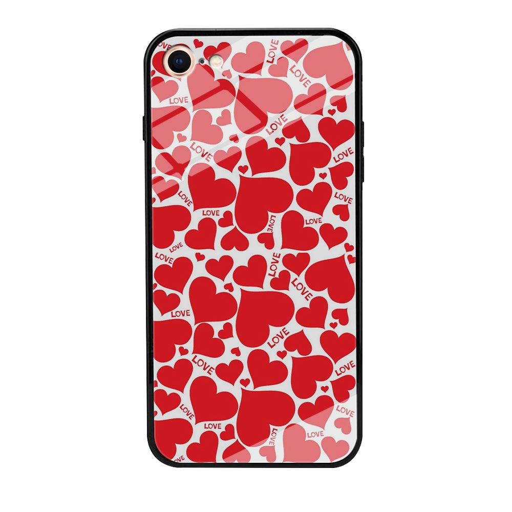 Love Full Case iPhone 8 Case-Tempered Glass Case-Xtracase