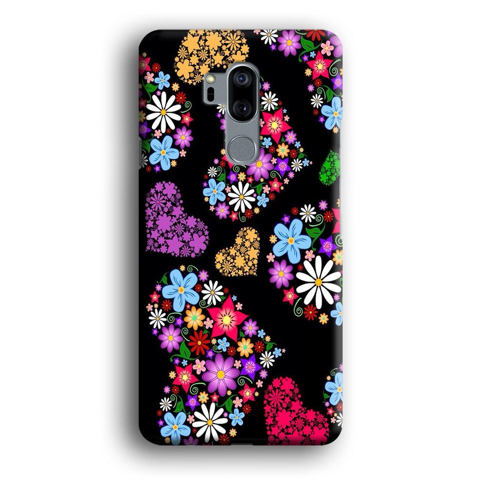 Love Colorfull Flower LG G7 ThinQ 3D Case-Xtracase