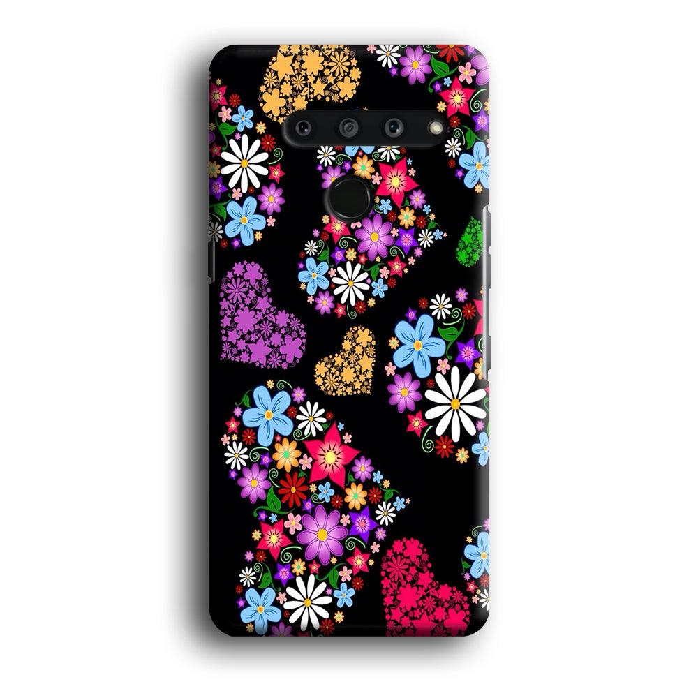 Love Colorfull Flower LG V50 3D Case-Xtracase