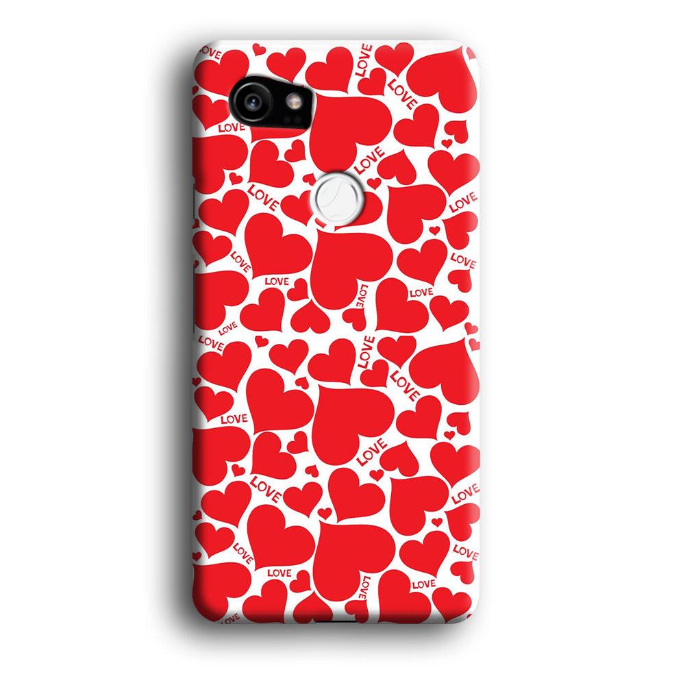 Love Full Case Google Pixel 2 XL 3D Case-Xtracase