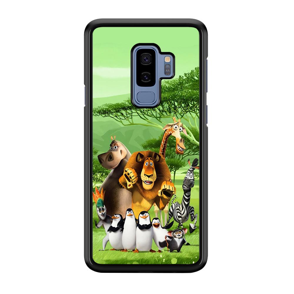 Madagascar Family Samsung Galaxy S9 Plus Case-Plastic / Full Wrap (3D Case)-Xtracase