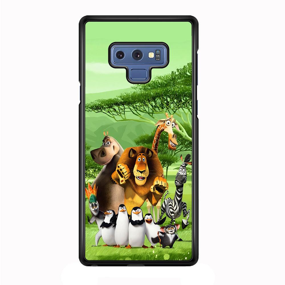 Madagascar Family Samsung Galaxy Note 9 Case-Plastic / Full Wrap (3D Case)-Xtracase