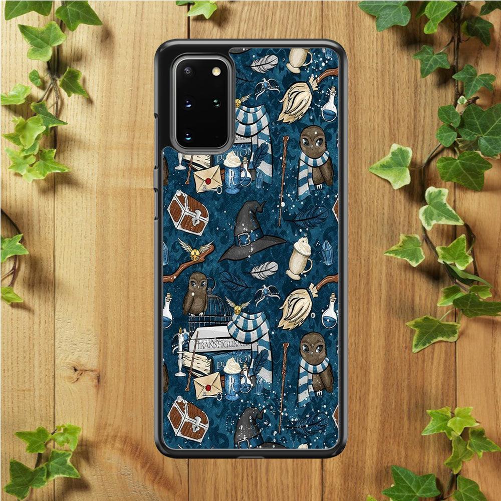Magic Art 001 Samsung Galaxy S20 Plus Case-Rubber / White (2D Case)-Xtracase