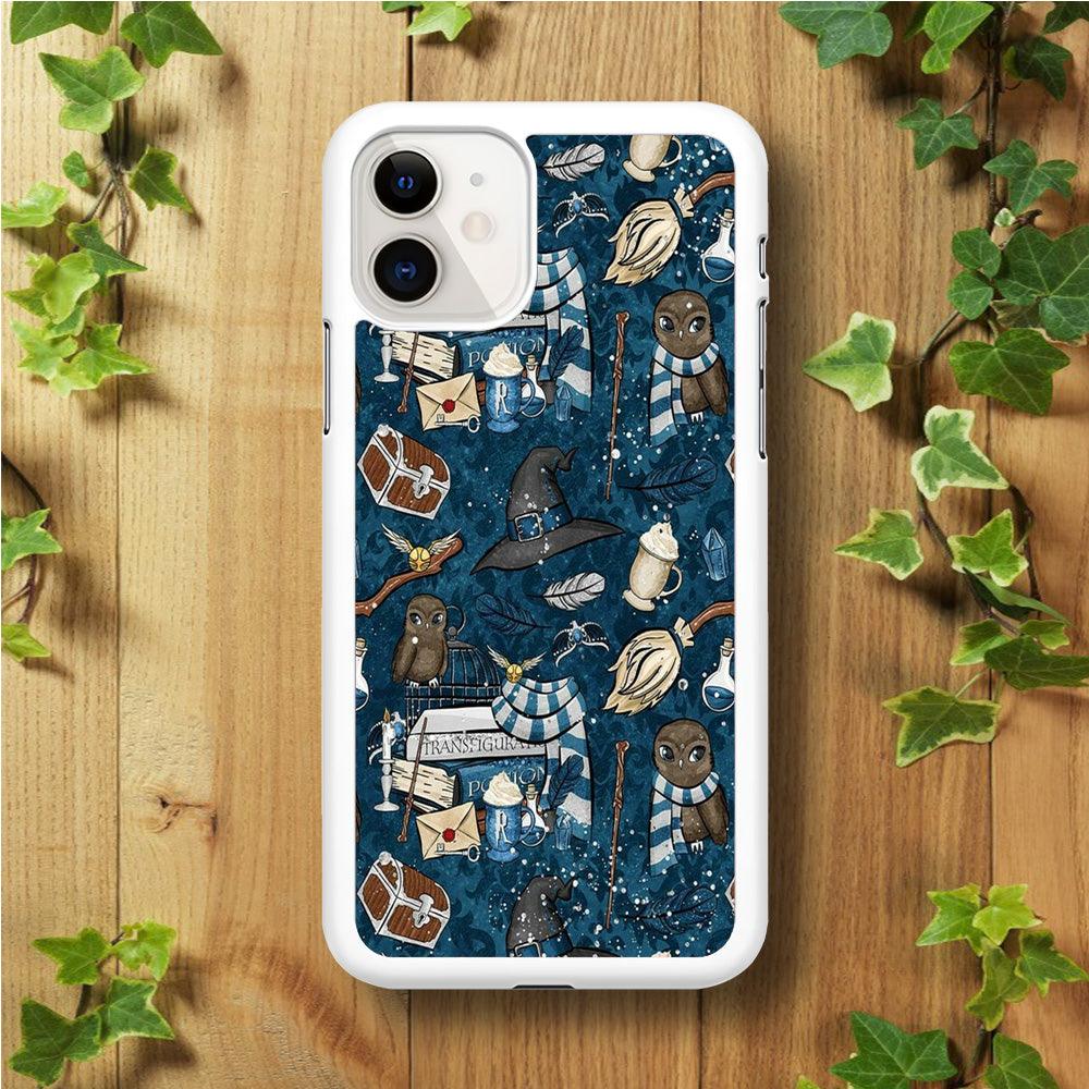 Magic Art 001 iPhone 11 Case-Rubber / White (2D Case)-Xtracase