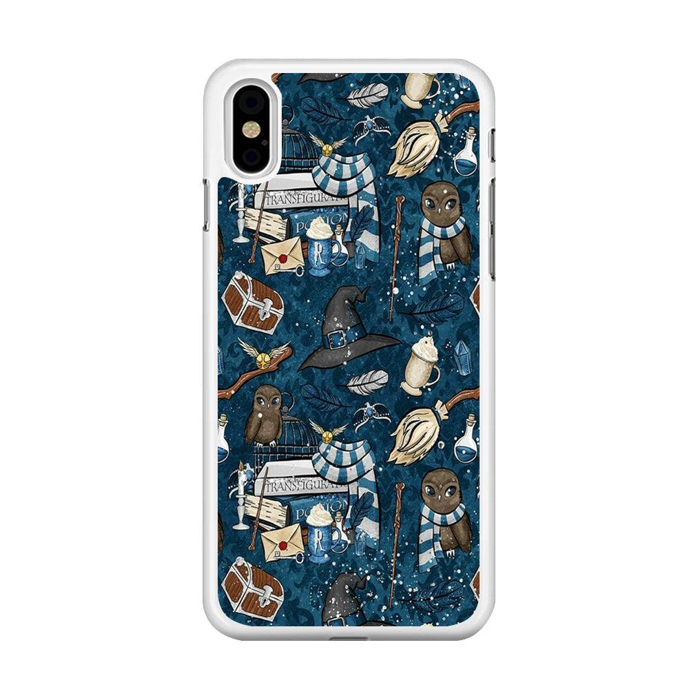 Magic Art 001 iPhone X 3D Case-Rubber / White (2D Case)-Xtracase