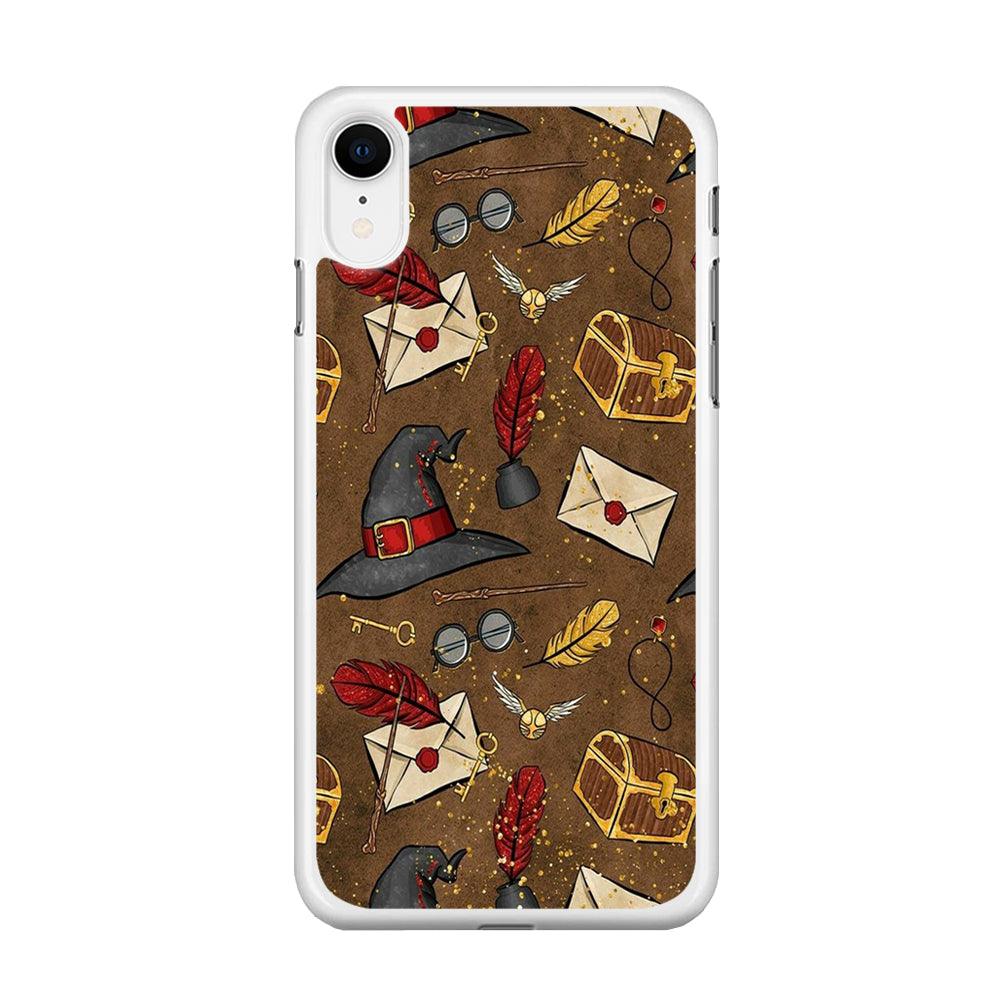 Magic Art 002 iPhone XR Case-Rubber / White (2D Case)-Xtracase