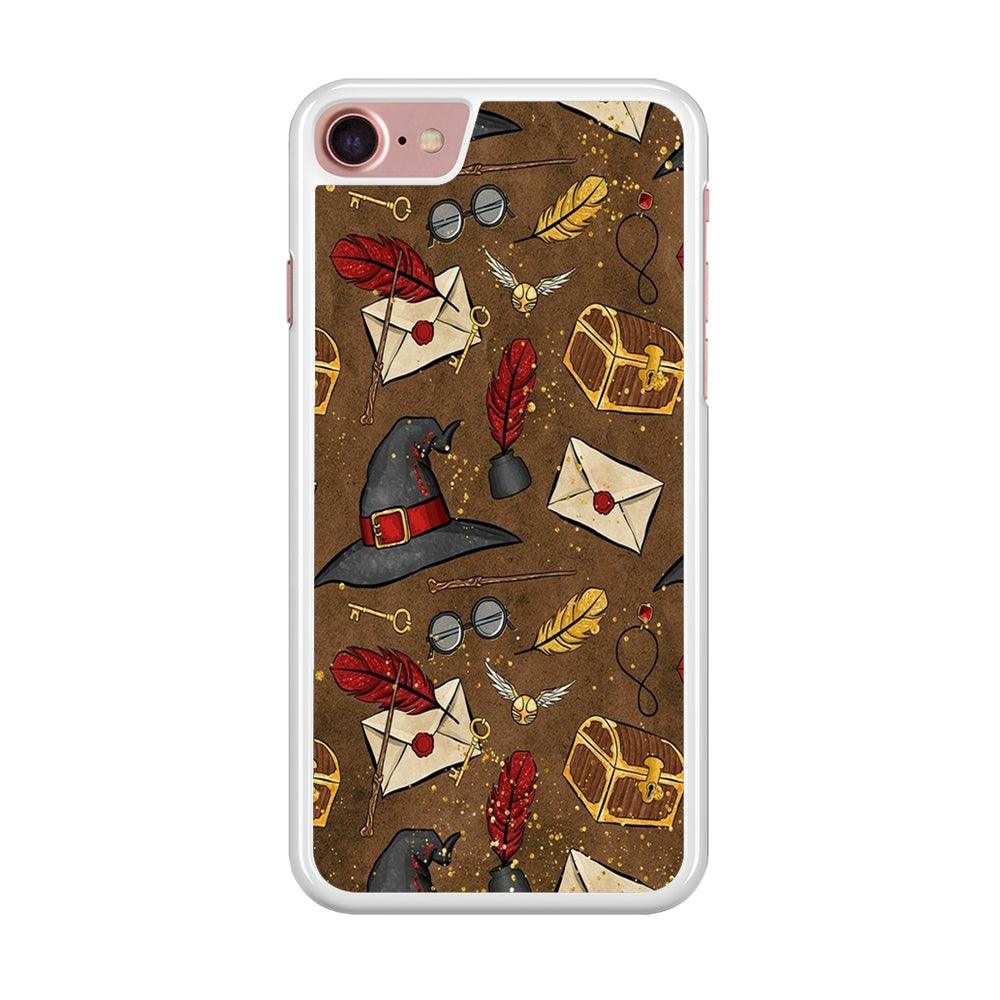 Magic Art 002 iPhone 7 Case-Rubber / White (2D Case)-Xtracase