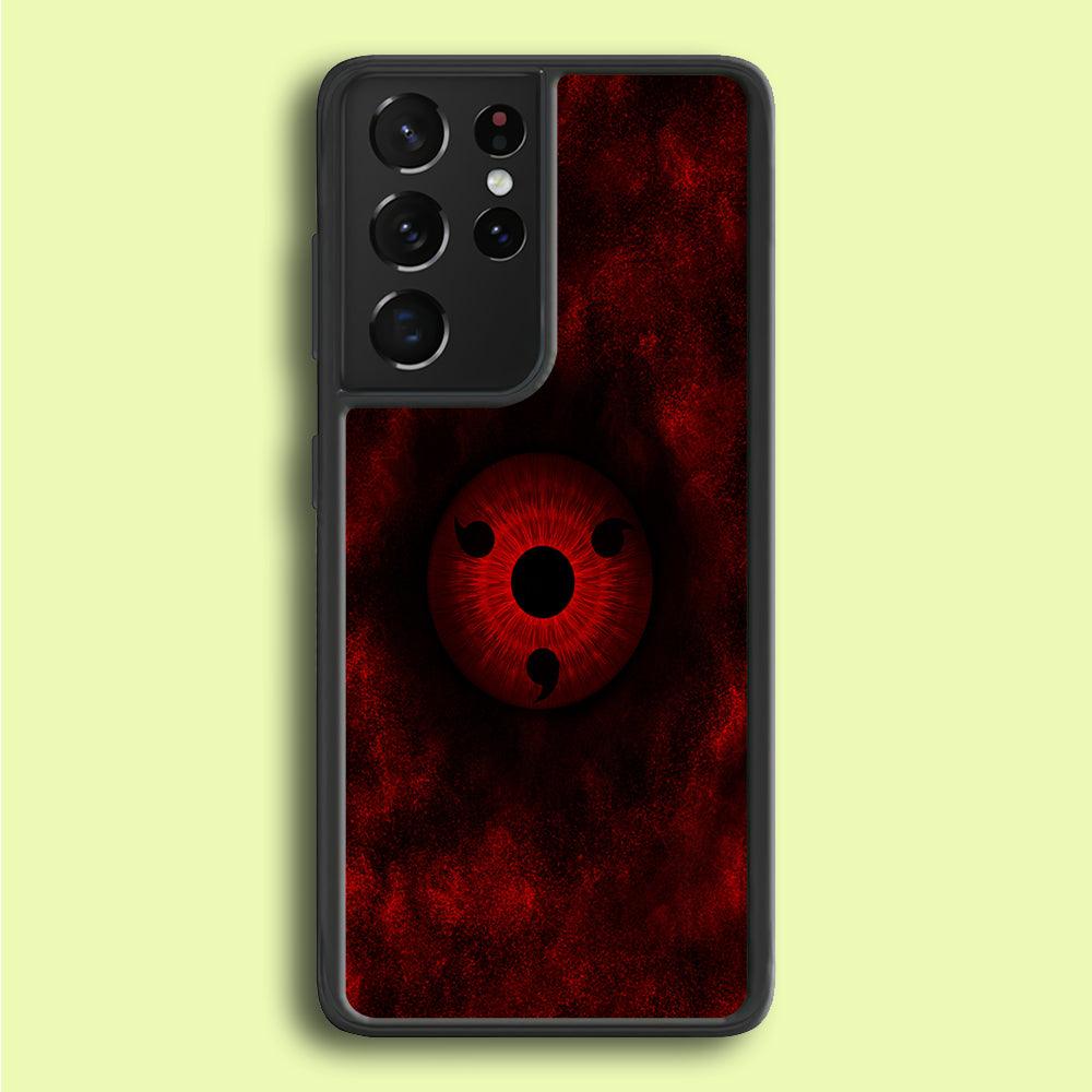 Mangekyou Sharingan Red Samsung Galaxy S25 Ultra Case-Plastic / Full Wrap (3D Case)-Xtracase
