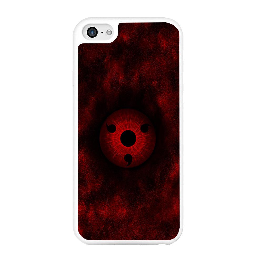 Mangekyou Sharingan Red iPhone 6 | 6s Case-Rubber / White (2D Case)-Xtracase