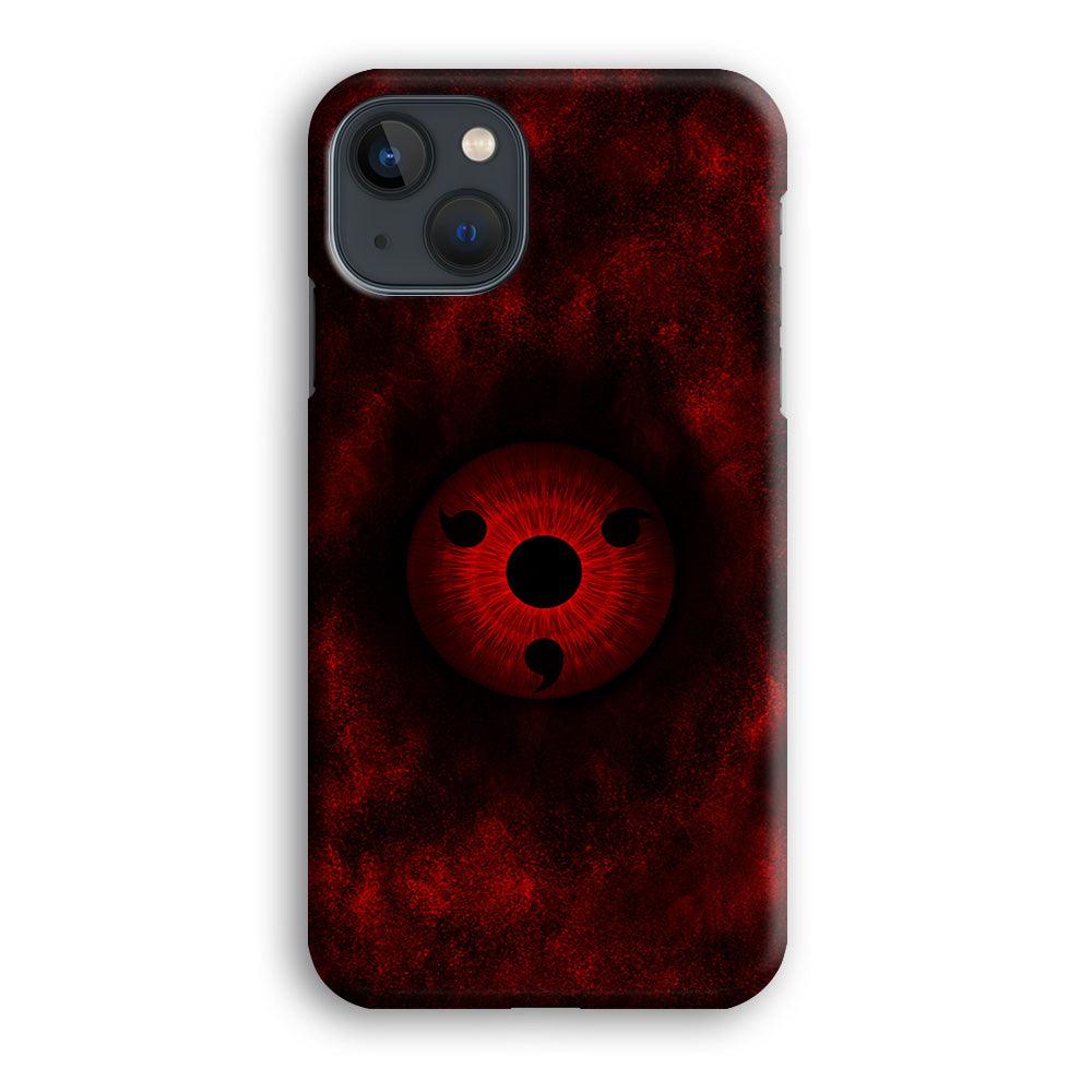 Mangekyou Sharingan Red iPhone 13 Case-Plastic / Full Wrap (3D Case)-Xtracase